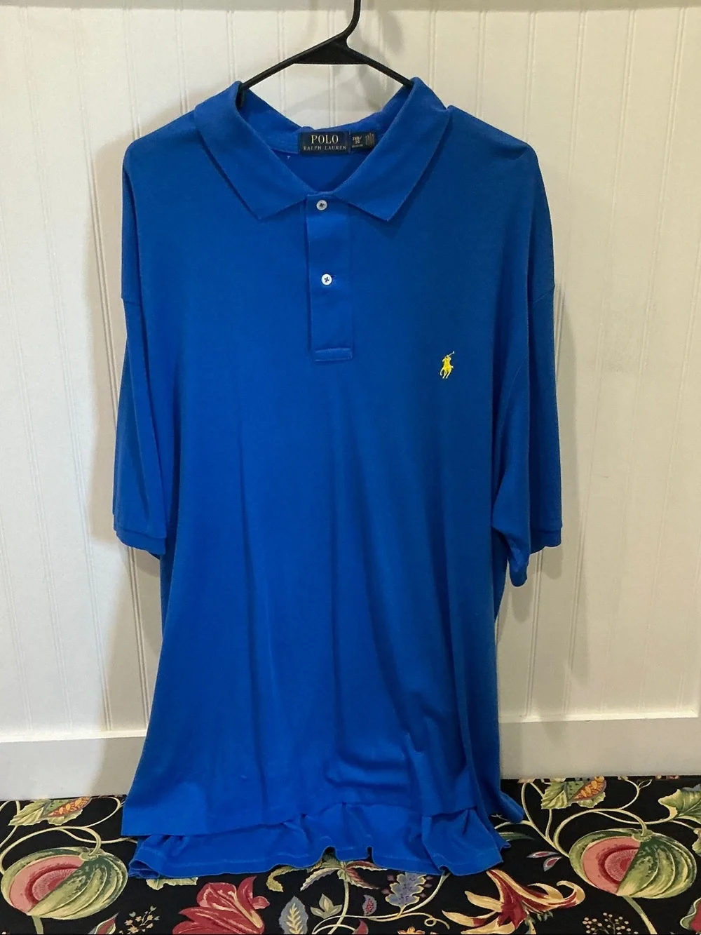 Ralph Lauren Polo Shirt in Royal Blue with Yellow Pony